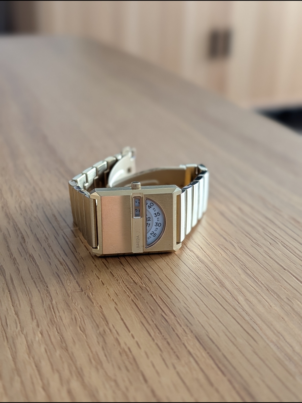 Breda Pulse (Tandem) Gold Watch - Picture 2 of 4